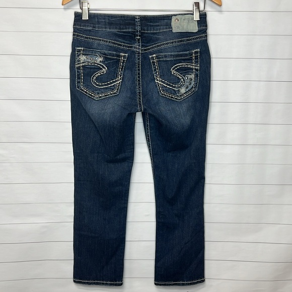 Silver Jeans - Suki Mid Capri - Size 28/22.5 - Picture 4 of 11